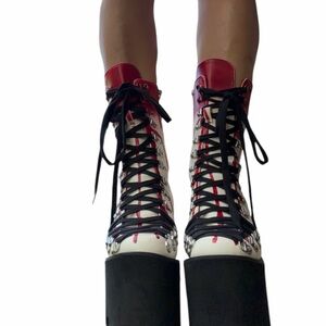 Dolls Kill SCREAM QUEEN TRAITOR BOOTS